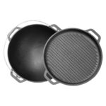 Kasan gusseisen Bratpfanne Kazan Grillpfanne kaufen - Kasan mit Deckel, Feuerpfanne, Kasan kaufen